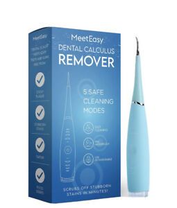 Meeteasy Electric Sonic Dental Calculus Plaque Remover Tool Kit - Tooth Scraper