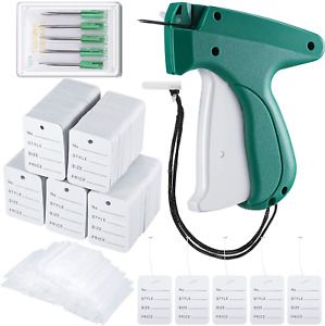 6006Pcs Paper Tags Clothes Garment Attacher Garment Tag Applicator Machine Green