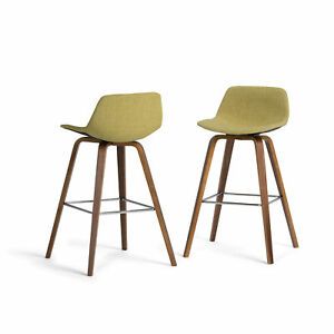 Simplihome Randolph Mid Century Modern Bentwood Counter Height Stool (Set Of ...