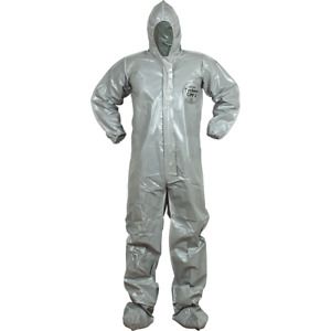 CASE OF 11 DUPONT TYCHEM CPF2 Hazmat Chemical Suit Heavy Duty 2XL PPE