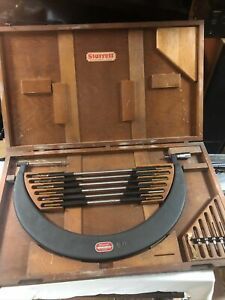 STARRETT 18-24&#034; INTERCHANGEABLE ANVIL MICROMETER No. 724