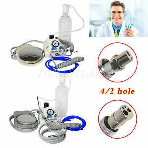 Dental Portable Air Turbine unit w/3-Water Syringe Work to Compressor 2/4Hole SN
