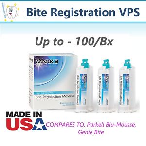 Dental Bite Registration VPS  Impression Material Regular Set, Super Fast Set