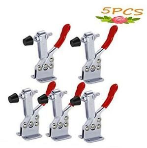 5 pack Hold Down Toggle Clamps Latch Antislip Red 201B Hand Tool 200Lbs
