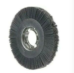 Osborn Nylon Crimped Wire Wheel Brush 320 Grit 12&#034; O.D. x 2&#034; Arbor Hole 22423
