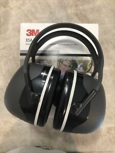 PELTOR 3M, EARMUFFS, MODEL: X5A, COLOR: BLACK / GRAY. ( NEW WITH BOX )