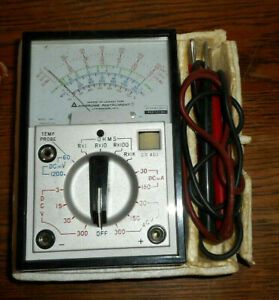 Amprobe Am-1 Vintage Volt-ohm-milliameter Unit With Original Box