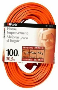 06274/3 Outdoor SJTW Vinyl Extension Cord00-Foot, Orange 1