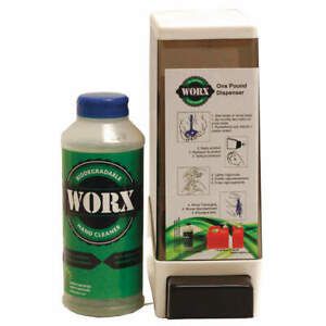 WORX BIODEGRADABLE HAND CLEANER 11-9965 Industrial Cleaner Dispenser Kit,1 lb