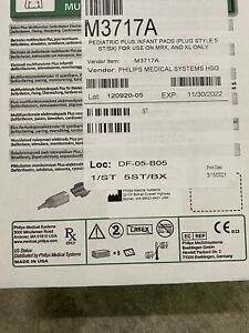 Philips MRx M3717A Infant Plus Defib Pads/electrodes - 5 Sets - Exp 11/22