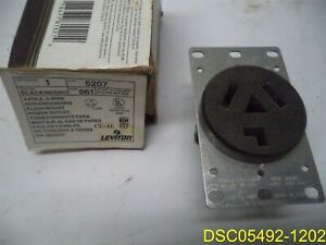 Leviton 5207 125/250V Flush Mount Receptacle