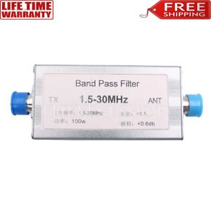 1.5-30MHz Shortwave Band Pass Filter BPF Strengthen Anti-Interference Capacity