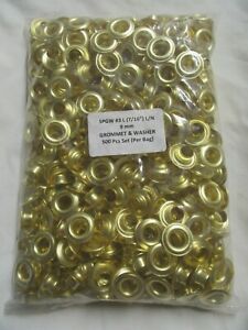 SPGW #3 l (7/16&#034;) l/n 9mm Grommet &amp; Washer 500 pcs. (Per Bag)