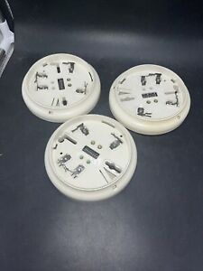 Lot Of 3 4098-9792 Simplex Smoke Detector Base free shipping used