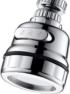 EIGSO Movable Kitchen Sink Aerator - 360° Rotatable Faucet Sprayer Head for Kitc