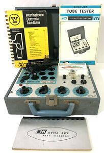 B &amp; K DYNA JET MODEL 606 TUBE TESTER Sold As Is Comes with Instruction Booklets