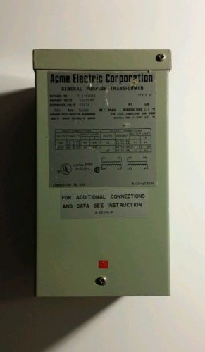 Acme Electric Co. T-1-8052 General Purpose Transformer