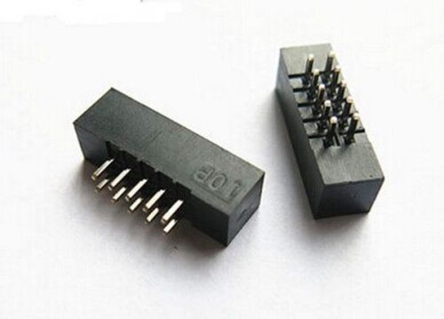10 pcs 2.0mm 2*5 Pin 10 Pin Straight Male Shrouded PCB IDC Socket Box header