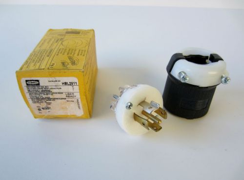 Hubbell HBL2511 2511 Twist-Lock Plug  20A 3 Phase 4P 5 Wire NEW