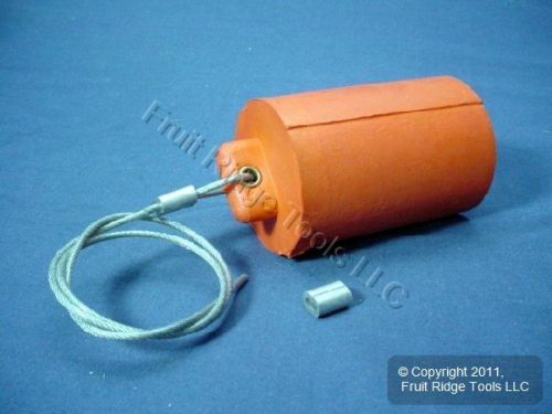 Leviton orange 17 series female cam-type plug protective insulator cap 17p22-o for sale