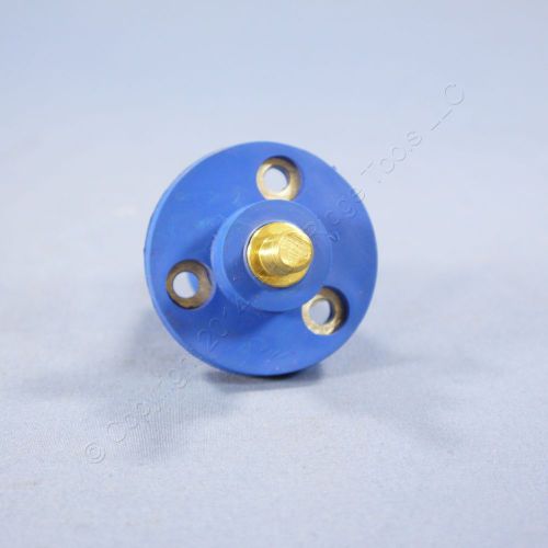 Leviton blue 15 series female panel cam plug receptacle 125a 600v bulk 15r22-b for sale
