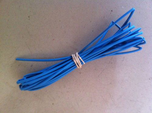 1/16&#034; id /2mm thermosleeve blue polyolefin 2:1 heat shrink tubing- 10&#039; section for sale