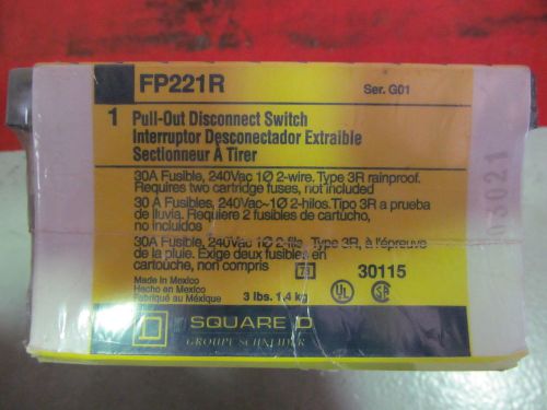 Square D FP221R Pull Out 30 Amp Disconnect Switch
