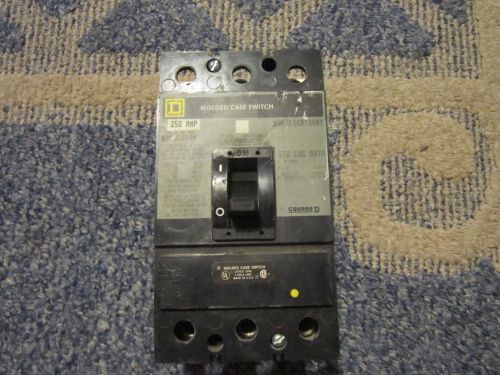 Quare d 250 amp circuit breaker molded case switch 250 amp khp36000m for sale