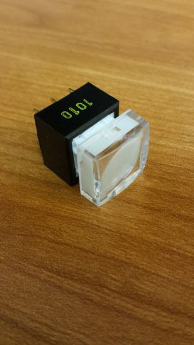 E-switch push button switch, blue led, pcb pins, spdt for sale