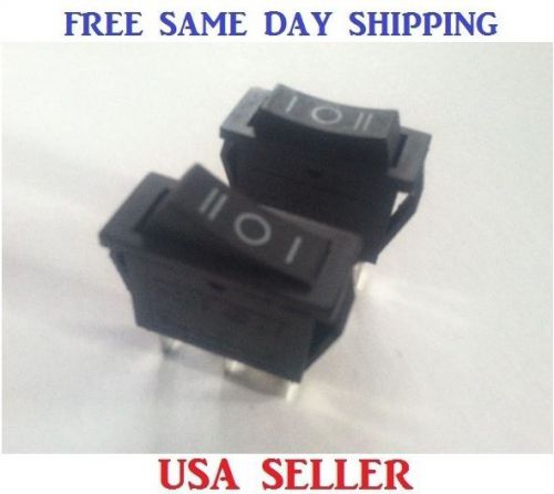 ~ single pole double throw ~ on-off-on (atv / boat / auto) ~ rocker switches x 2 for sale