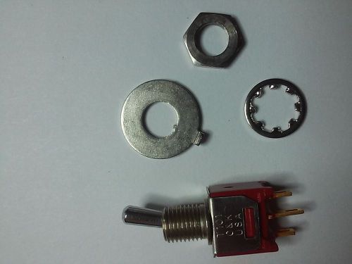C+K MINATURE TOGGLE SWITCH ON-NONE-ON SPST 500 available