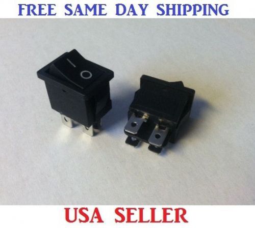 ~ double pole single throw ~ on-off (atv / boat / auto) ~ rocker switches x 2 for sale