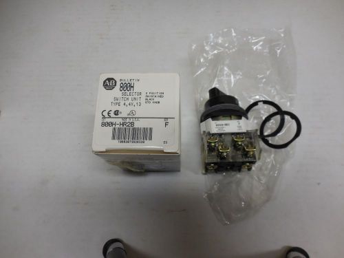 *new* allen bradley 800h-hr2b series f, 2-pos selector switch for sale