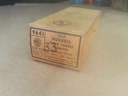 Vintage Hubbell toggle switch