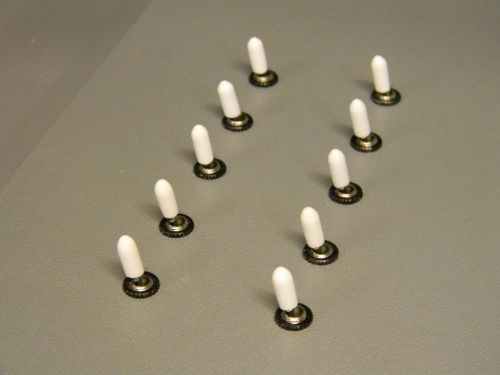 AIRCRAFT AVIONICS MINIATURE TOGGLE SWITCH SET OF 10 SPDT, ON-ON, MADE BY ALCO
