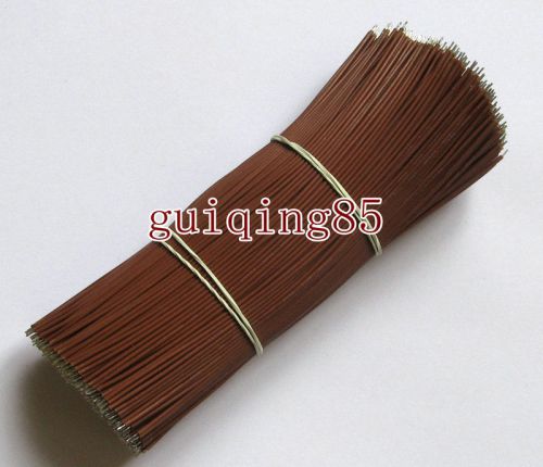100pcs brown color cord ul-1007 26awg solder wire 150mm / 6&#034; cable 15cm for sale
