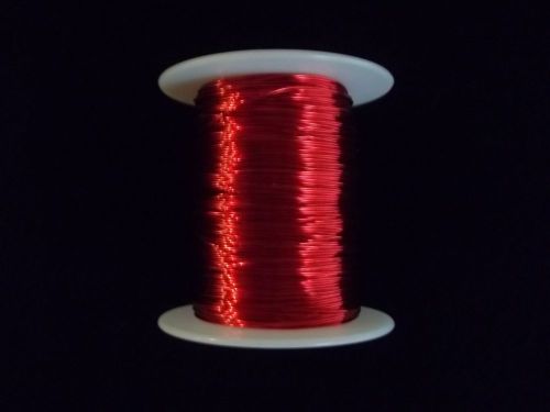 26 AWG Gauge Enameled Copper Magnet Wire 1/2 lb 505 ft.  155C Red