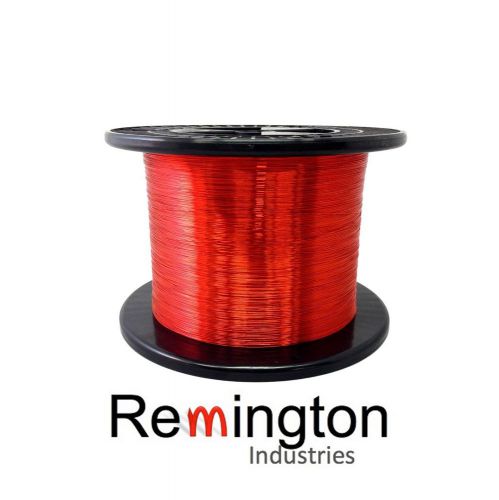30 awg gauge enameled copper magnet wire 5.0 lbs 16060&#039; length 0.0108&#034; 155c red for sale