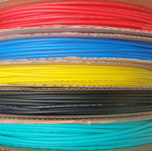10&#039; length  heat shrink tubing 1/8&#034; 3mm  5 colors 2&#039;ea for sale