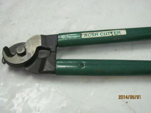 Greenlee Cable Cutter ACSR 749/32913 USED