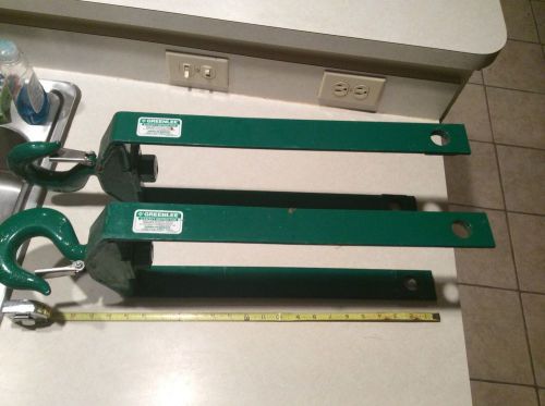 2  new greenlee 8012 hanging sheave  12&#034; 8000# capacity no pully for sale