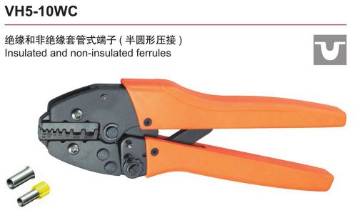 0.75-10mm2 20-8AWG Insulated&amp;Non-insulated ferrules Energysaving Crimping Pliers