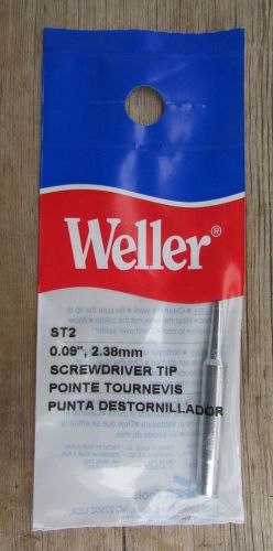 Lot of 2 Weller 0.09&#034; 2.38mm Screwdriver Tip Soldering NEW Free Shipping