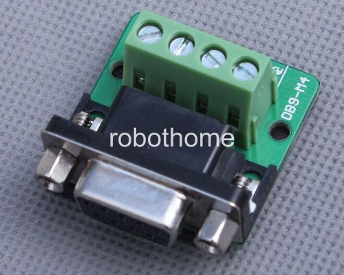 DB9-M4 DB9 Nut Type Connector 4Pin Female Adapter Trustworthy RS232 to Terminal