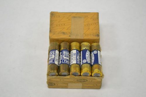 Lot 14 bussmann non6 one time fuse 250v 6a amp b205693 for sale