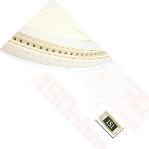 1000 x smd smt 0805 chip resistors surface mount 150r 150ohm 151 +/-5% rohs for sale