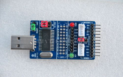 ALL IN 1 Multifunctional USB to SPI/I2C/IIC/UART/TTL/ISP serial Adapter