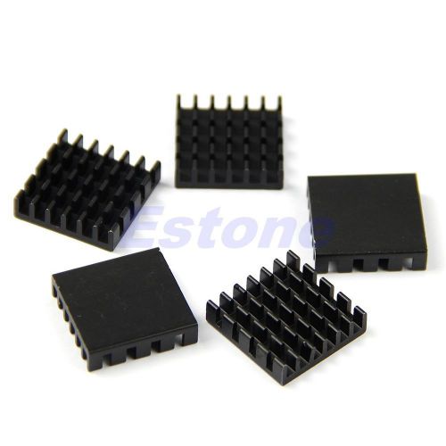 High quality aluminum heat sink for led power memory chip ic diy 5pcs 19*19*5mm for sale