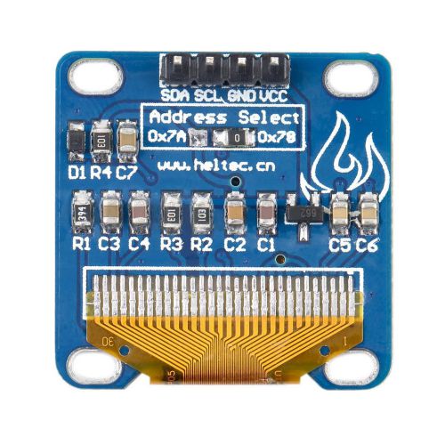 0.96&#034; i2c iic spi serial 128x64 oled lcd led display module for arduino white ww for sale