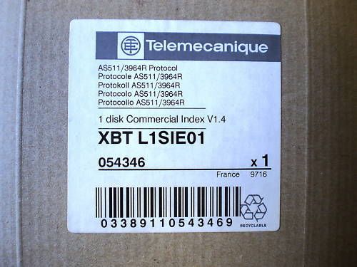 Telemecanique Install. Protocol XBT L1SIE01 XBTL1SIE01